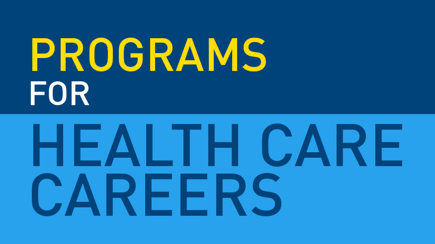 Information on health care careers